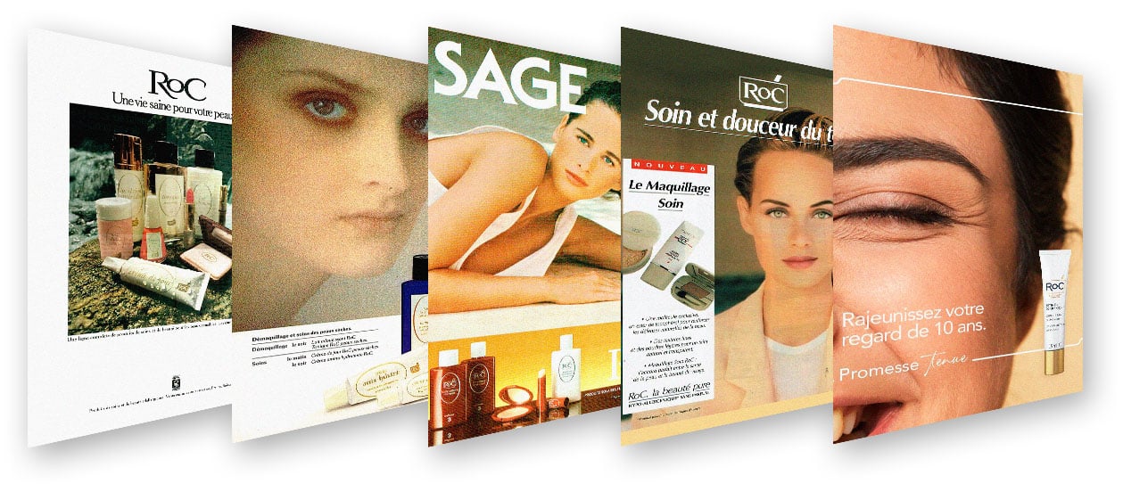 Publicités RoC de 1962 à 2021 - Upsell, faire grandir vos marques