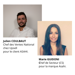 Julien Coulbaut, Chef des Ventes National chez Upsell pour le client ASAHI.