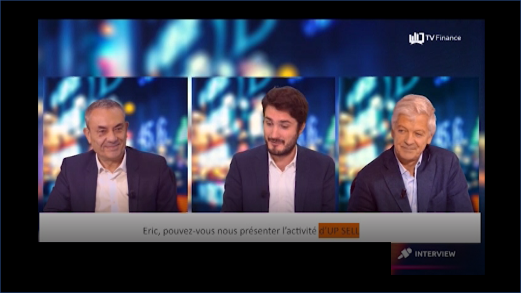 Upsell interviewé par TV Finance