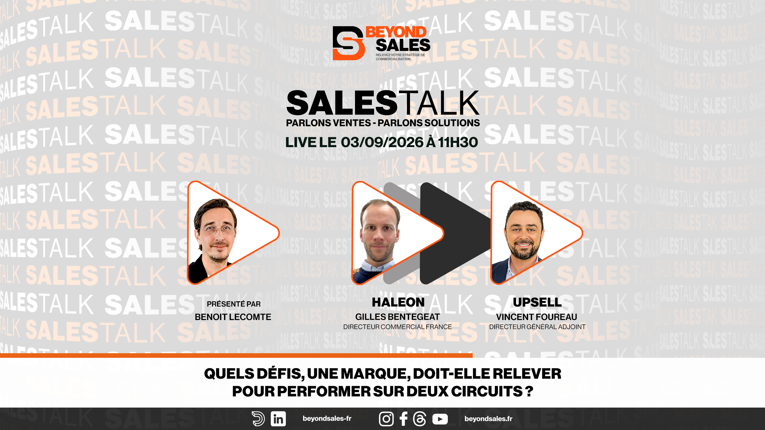 Sales Talk : Quels défis pour performer sur 2 circuits - HALEON x Upsell