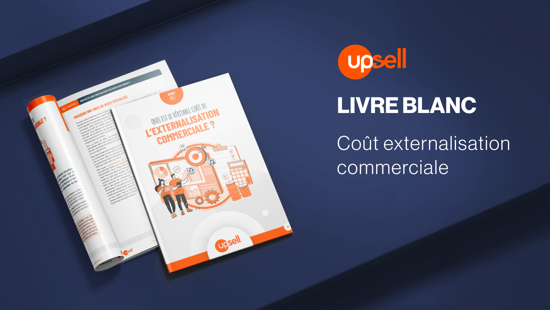 Guide coût de l'externalisation commerciale - Hero - Upsell les ressources Force de Vente
